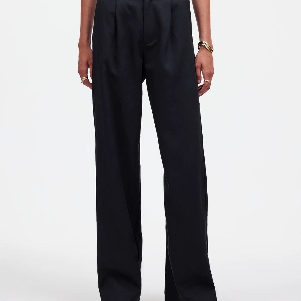 Madewell Black Twill Dress Pants 0P